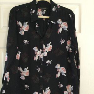 Floral Button Down Blouse